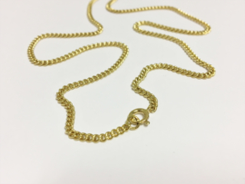 14 K Massief Gouden Gourmet Schakel Ketting - 44 cm / 8,8 g