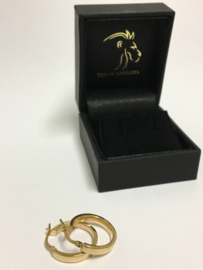 9 Karaat Creolen (glad) - 1,7 cm