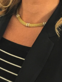 FOPE GIOIELLI Maori Set 18 K Gouden Collier / Armband  Diamant - 108,25 g
