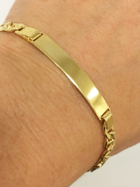 18 K Gouden Gucci Plaat Armband - 21 cm / 9,7 g