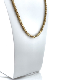 8 Karaat Massieve Koningsketting Byzantijns - 59 cm / 3.5 mm / 27.1 g