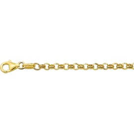14 K Gouden Jasseron Schakel Armband - 19 cm / 3,5 mm