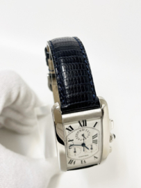 Cartier Tank Américaine Chronograaf 2312 18K Wit Goud Quartz