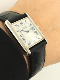 Zilveren Must de Cartier Tank Quartz - Dames Polshorloge - 3289