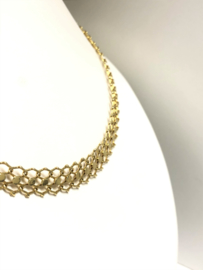 Antiek 14 K Gouden Collier (Verstelbaar) - 42,5 / 46,5 cm