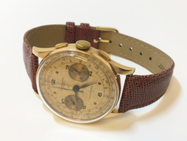 CHRONOGRAPHE SUISSE - 18 K Gouden Polshorloge (Handopwinder) Jaren '40/'50