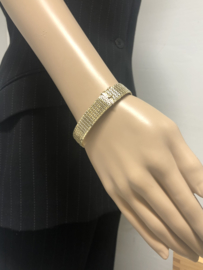14 K Gouden Milanese Schakel Armband - 17,6 cm / 31,8 g