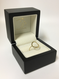 14 K Gouden Fantasie Ring (Open)