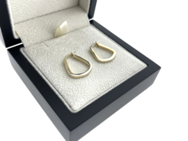 14 Karaat Gouden Oorhangers / Creolen Fantasie - 2 cm
