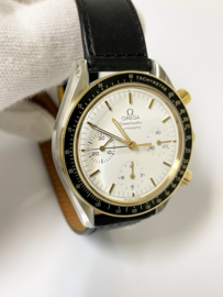 OMEGA 175.0032 Speedmaster Chronograaf Automatic White Dial Reduced 1990 - Staal / Goud