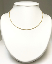 14 K Massief Gouden Anker Collier - 42 cm / 4,73 g / 1.5 mm