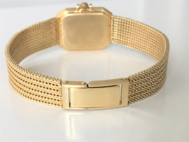 Bouchard 14 K Gouden Dameshorloge  0.32 crt Briljantgeslepen Diamant