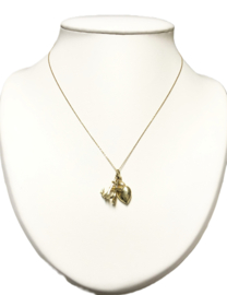 14 Karaat Gouden Hanger - Hoop Geloof Liefde / 2 cm