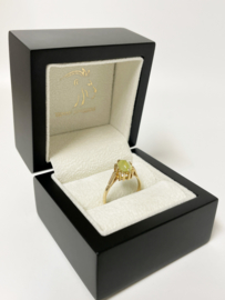 14 k Gouden Ring Chrysoberyl Cat's Eye / Kattenoog