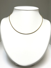 14 K Gouden Slangen Collier - 42 cm / 2 mm / 7,2 g