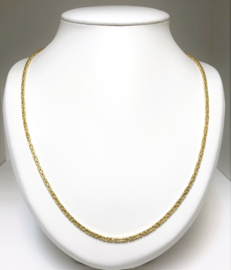 14 K Gouden Koningsketting Byzantijns - 60 cm / 26,8 g / 2,5 mm