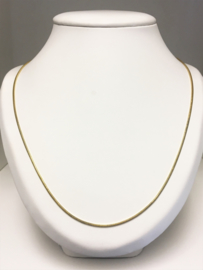 14 K Gouden Slangen Collier Vierkant - 60 cm / 9,95 g