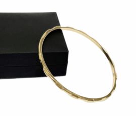 22 Karaat Massief Gouden Slaven Armband / Bangle - Model Rond