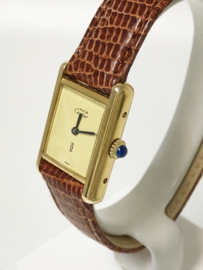 Cartier Must de Cartier Tank Handopwinder - Dames Polshorloge