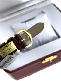Must de Cartier Tank Quartz 366001 Dames Polshorloge Gold Roman Dial