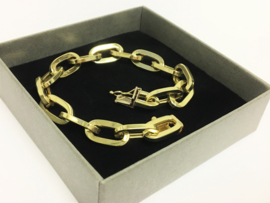 14 K Gouden Anker Schakel Armband - 19,5 cm / 14,45 g