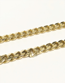14 K Massief Gouden Gourmet Schakel Armband - 20 cm / 26,9 g