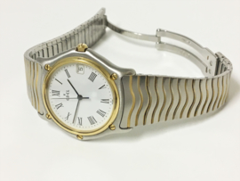 Ebel Wave Sport Classique Staal / Goud Heren Polshorloge - Full Set