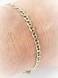 14 K Gouden Gucci Schakel Armband