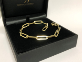 14 K Gouden Anker Schakel Armband - 20 cm / 15 g
