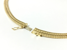 18 K Gouden Dubbel Omega Collier -  45 cm / 44,22 g