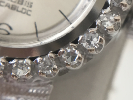 Ancre Witgouden Dames Horloge 0.50 crt Briljantgesl Diamant