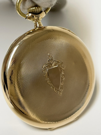 Rival Ancre Antiek Gouden Zakhorloge Met Horlogeketting - Jaren '30 / 78,65 g