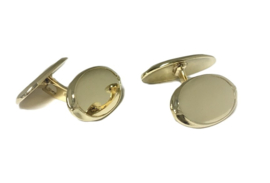 Antiek 14 K Handvervaardigd Gouden Manchetknopen Datering 1910 - 14,35 g