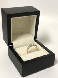 Rensini 14 K Bicolor Gouden Memoire Rijring 0.70 crt Briljantgeslepen Diamant - G / IF