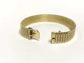 14 K Gouden Milanese Schakel Armband - 17,6 cm / 31,8 g