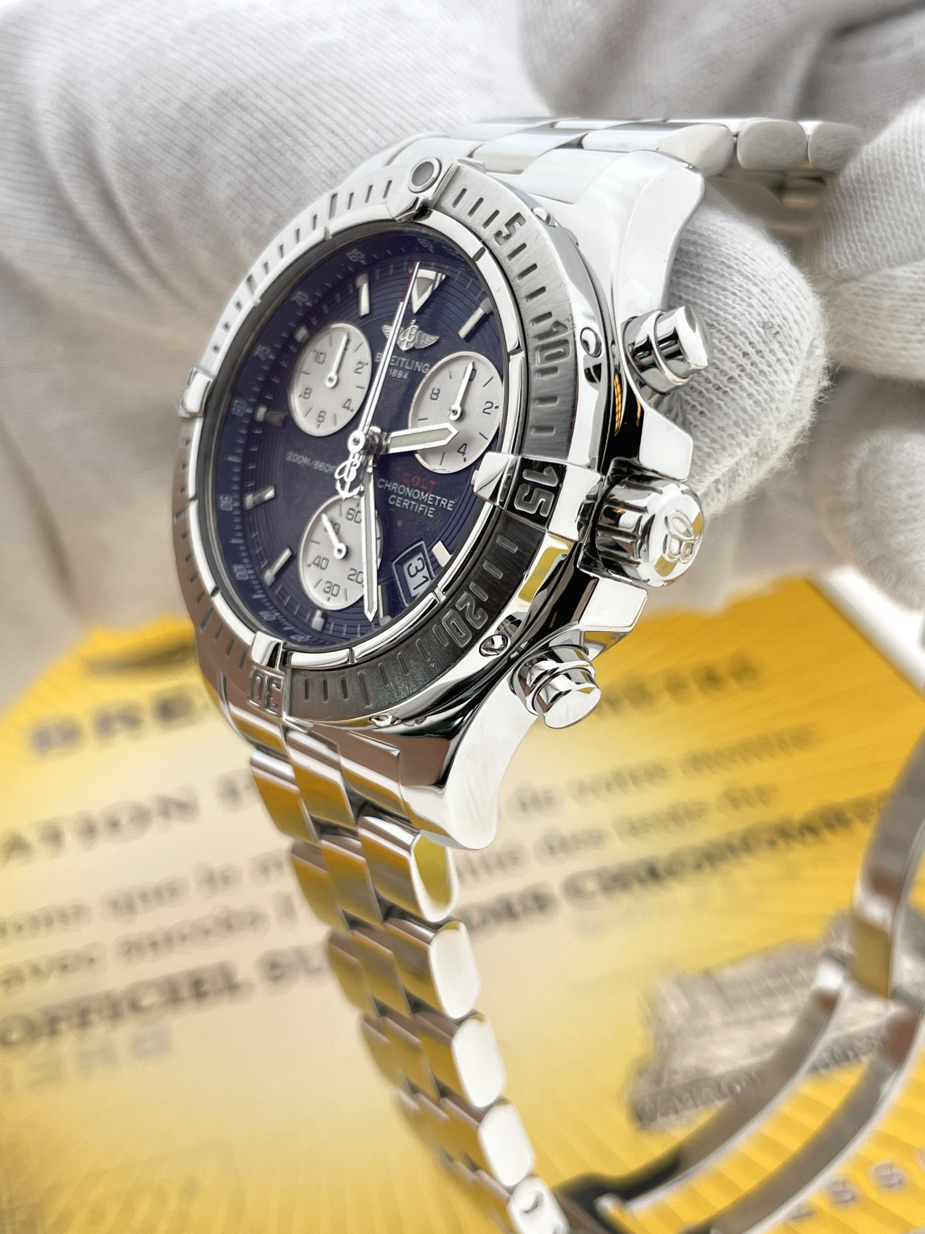 BREITLING Colt Chronometre Quartz  A73380 41 mm - Full Set