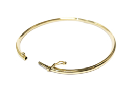 14 K Massief Gouden Slaven Armband / Bangle - 11,8 g / 17,5 cm / 2,5 mm