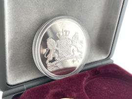 Set Koning Willem III - 10 Gulden Goud + Zilveren Penning Koning Willem III