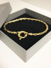 14 K Gouden Slot Armband