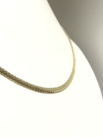 14 K Gouden Gourmet Collier (gewalst) - 45 cm / 7,6 g