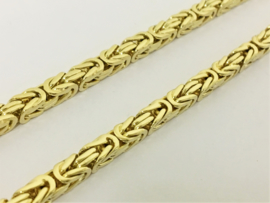 14 K Gouden Koningsketting Byzantijns  60 cm /  65,27 g