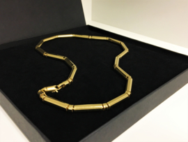 18 K Gouden Schakel Collier / Choker (rond) - 46 cm / 28,97 g
