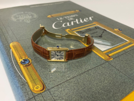 Must de Cartier Tank Midsize Quartz Oparan Dial Deployante - Full Set Incl. Cartier Garantie