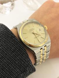 Rolex Datejust Oysterquartz - Staal / Goud 17013 - Heren Polshorloge