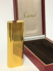 Cartier 18 Karaat Goud Vergulde Aansteker in Originele Doos