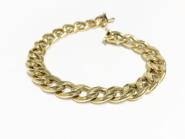 14 K Gouden Gourmet Schakel Armband - 19,5 cm / 14,2 g