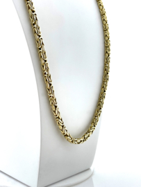 14 Karaat Gouden Koningsketting Byzantijns - 65 cm / 4.5 mm / 35.4 g