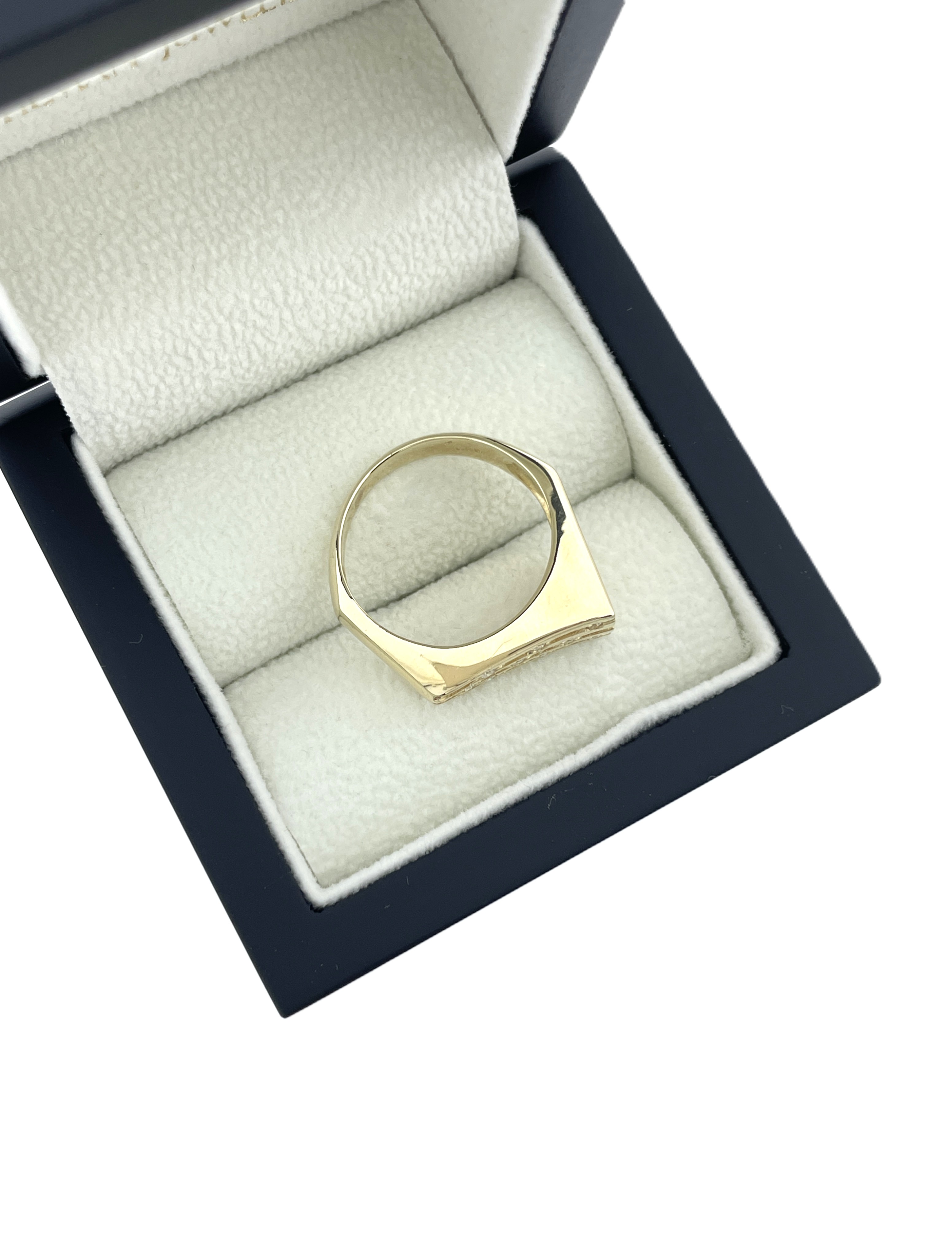 14 Karaat Gouden Fantasie Ring Briljant Geslepen Zirkonia