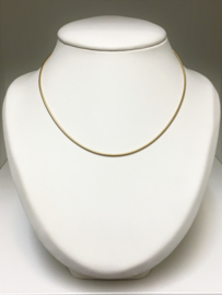 14 K Gouden Slangen Collier - 42,5 cm / 7,45 g