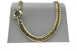 18 Karaat Gouden Gourmet Slot Collier - 46 cm / 74.4 g / 9 mm
